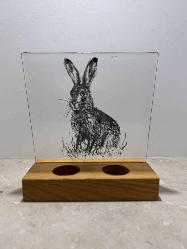 Hare with Oak stand