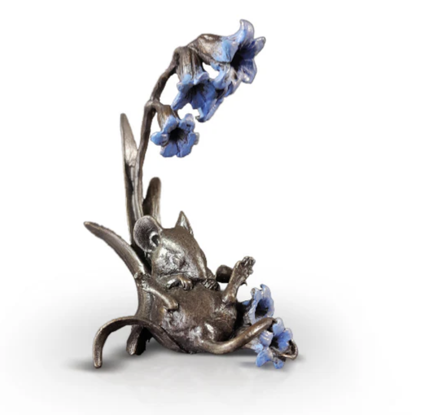 Mouse With Bluebells