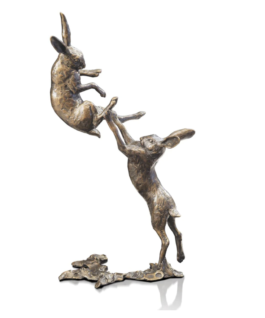 Medium Hares Boxing