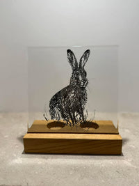 Hare with Oak stand