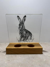 Hare with Oak stand