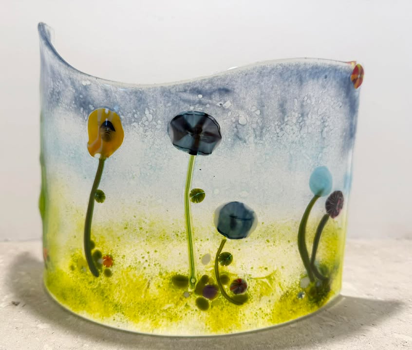 Black Bird Meadow Wave