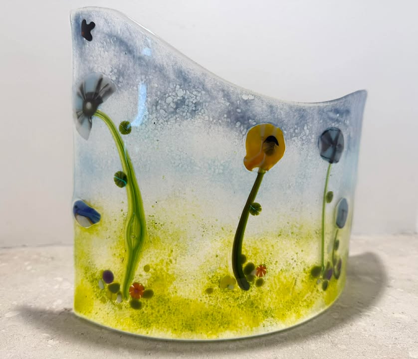 Black Bird Meadow Wave