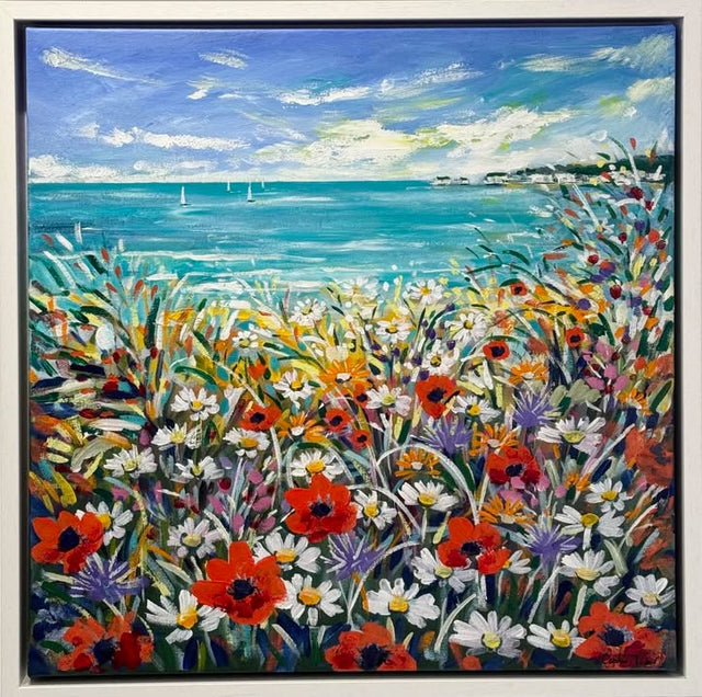 Poppies & Daisies at Old Harry Rocks